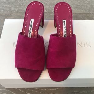 Manolo Blahnik Rapallato Slide Sandal